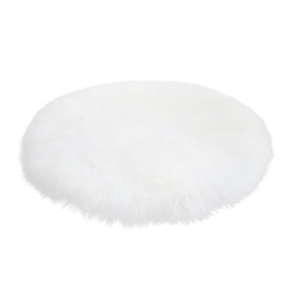 Vikakiooze Floor Mats for Home indoor Hairy Sheepskin Wool Carpet Warm Rug Soft Seat Chair Cover Artificial Mats Fabric Office Desk Accessories