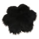 thumbnail image 1 of Alfombra de pelo sintético, cojín de yoga peludo, esterilla de meditación. Negro, 1 of 4