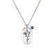 thumbnail image 1 of JeenMata Collar con Flor de Gloria de la Mañana Nacido en Septiembre: Regalo Floral Personalizado para Mujeres, 1 of 5
