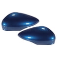 thumbnail image 1 of Unique Bargains 1 par de cubiertas para espejo retrovisor de puerta lateral izquierda y derecha para Ford Fiesta MK7 2008-2017, azul brillante, 1 of 1
