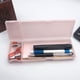 thumbnail image 3 of Inteprter Caja de lápices de plástico esmerilado, estuche de escritura de gran capacidad, impermeable, multifunción, transparente, cajas de joyería, Carpetas de archivos tipo 4, 3 of 6