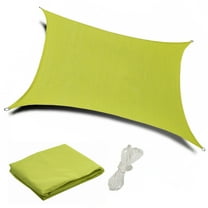 Fruit Green 12ft x 12ft Waterproof Sun Shade Sail Canvas Sun Awning Shelter, UV Block Canopy For Garden Patio