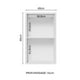 thumbnail image 3 of Alacena Gabinete Superior Cocina Madesa Lux 40cm BG, 3 of 5