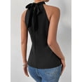 thumbnail image 2 of Halter Neck Sequined Vest Women's Slim-Fit Versatile Top, 2 of 5