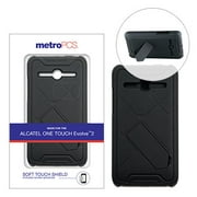 Metro Pcs Soft Touch Case for Alcatel One Touch Evolve 2 - Black