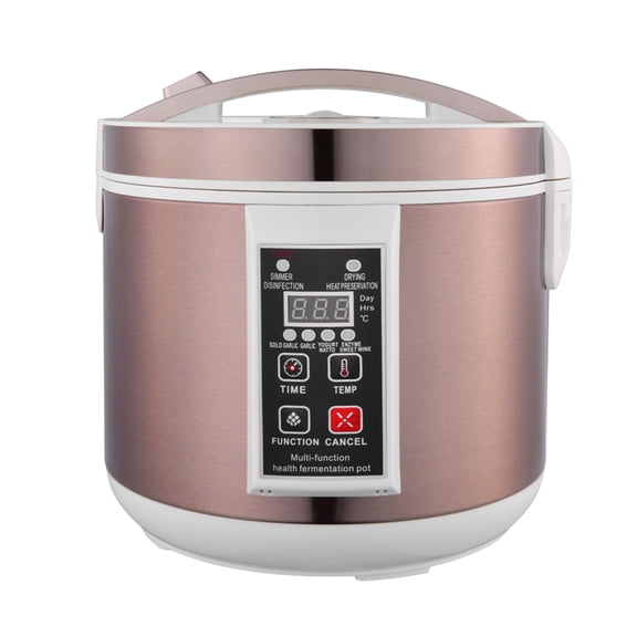 Techtongda Fermenter Multi-functional Health Fermentation Pot Yogurt Natto Sweet Rice Wine Fermenters Full Automatic Intelligent Control Multiple Clove Black Garlic DIY Cooker 6L