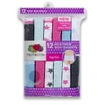 thumbnail image 2 of Fruit of the Loom Girls' Assorted Boyshort Underwear,12 Pack - Heather Assorted,Size 10, 2 of 3