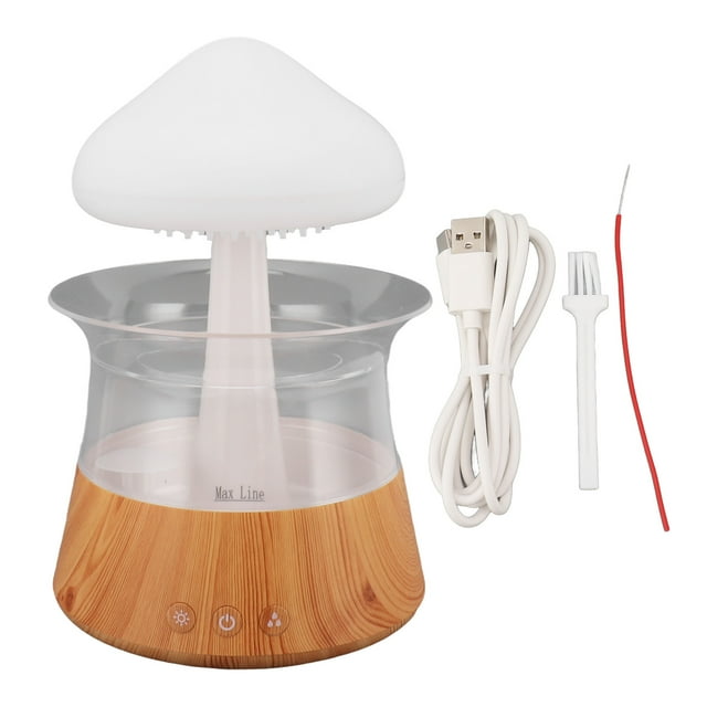 Humidificador de nube de lluvia, difusor de aroma, luz nocturna, aromaterapia, difusor de aceites esenciales para dormitorio