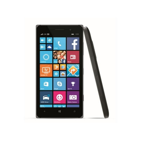 Nokia Lumia 830, Fully Unlocked | Black, 16 GB, 5.0 in Screen | Grade B+