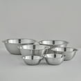 thumbnail image 3 of Brightware Stainless Steel Mixing Bowl Set of 6 – Silver, 3 of 7