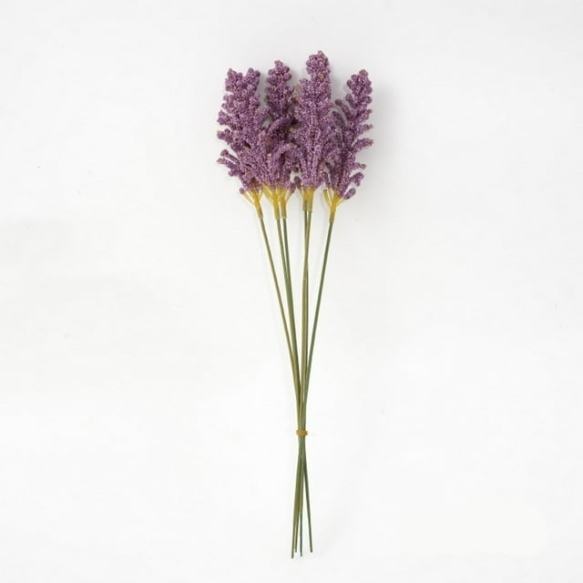 mtvxesu Small Fresh Imitation Hand-Made Rice Ear Bouquet Plastic Flower Arrangement Dried Flower Material Photography Decoration Props, 6 Bunch Set