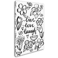 thumbnail image 2 of Trademark Fine Art "Live Love Laugh" Canvas Art by Elizabeth Caldwell, 2 of 3