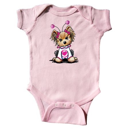 

Inktastic Love Bug Yorkie Gift Baby Boy or Baby Girl Bodysuit