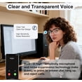 thumbnail image 5 of AI Translation Smart Glasses, 100+ Languages Real-Time Translator, Photochromic Lenses, GPT AI Chat, Meeting & Video Recording, Bluetooth Calling with HiFi Audio, Unisex, 5 of 9