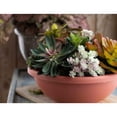 thumbnail image 2 of Akro Mils GAB14000E35 Garden Bowl with Removable Drain Plugs, Clay Color, 14-Inch, 2 of 5