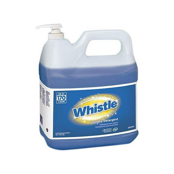 Whistle Laundry Detergent (He), Floral, 2 Gal Bottle, 2/Carton