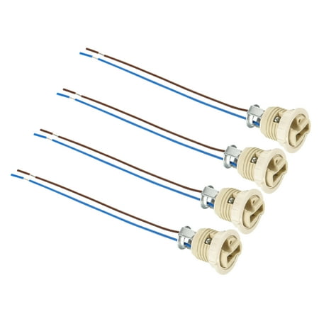 

Uxcell 140mm Cable Leads G9 Light Base Socket Ceramic Lamp Bulb Holder Connector 4pcs