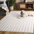 thumbnail image 3 of Safavieh Norway Jaime Geometric Polyester Area Rug, Ivory/Gray, 8' x 10', 3 of 11