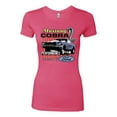 thumbnail image 2 of Wild Bobby Mustang Cobra Performance Ford Cars and Trucks Women Slim Fit Junior Tee, Hot Pink, Small, 2 of 6