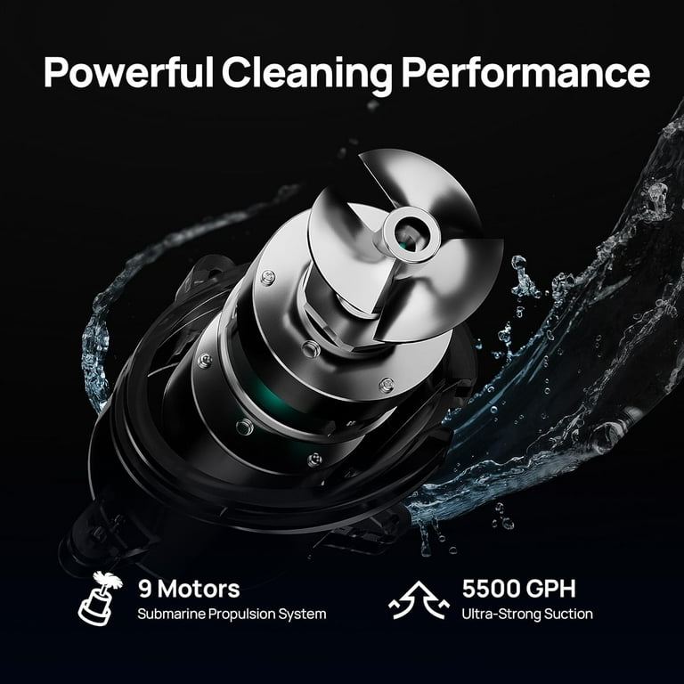 Beatbot A100 Pro Cordless Robotic Pool Vacuum, 5-in-1 Automatic