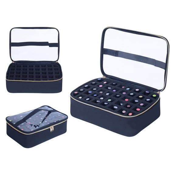 Nail Polish Organizer Holds 40 Bottles(15ml-0.5fl.oz), Nail Polish Supplies Travel Case for Display