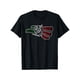 thumbnail image 1 of Camiseta 100 % algodón "Hecho en México": calendario azteca y águila mexicana, unisex, patrimonio cultural, 1 of 6