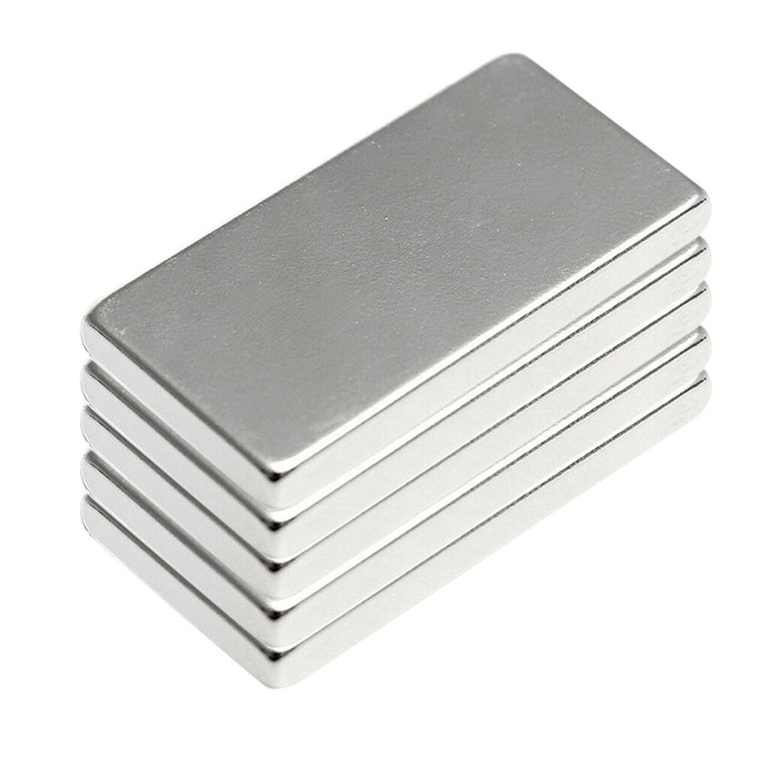 Spencer 100Pcs N52 20x10x2mm Neodymium Block Magnet Super Strong Rare Earth Magnets Lot