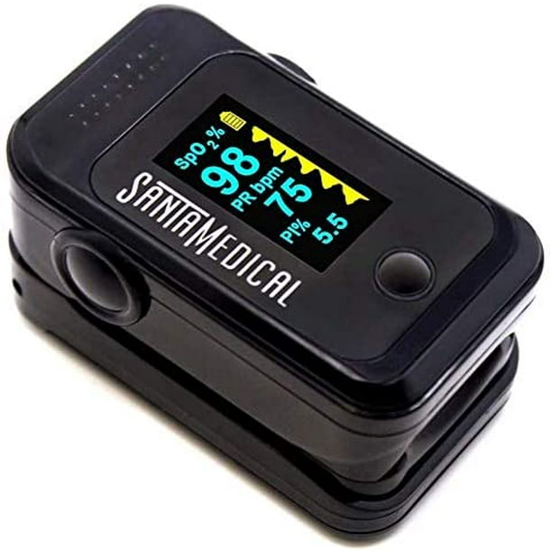 Blood Oxygen Saturation Monitor (SpO2) Oximeter with Pulse Rate