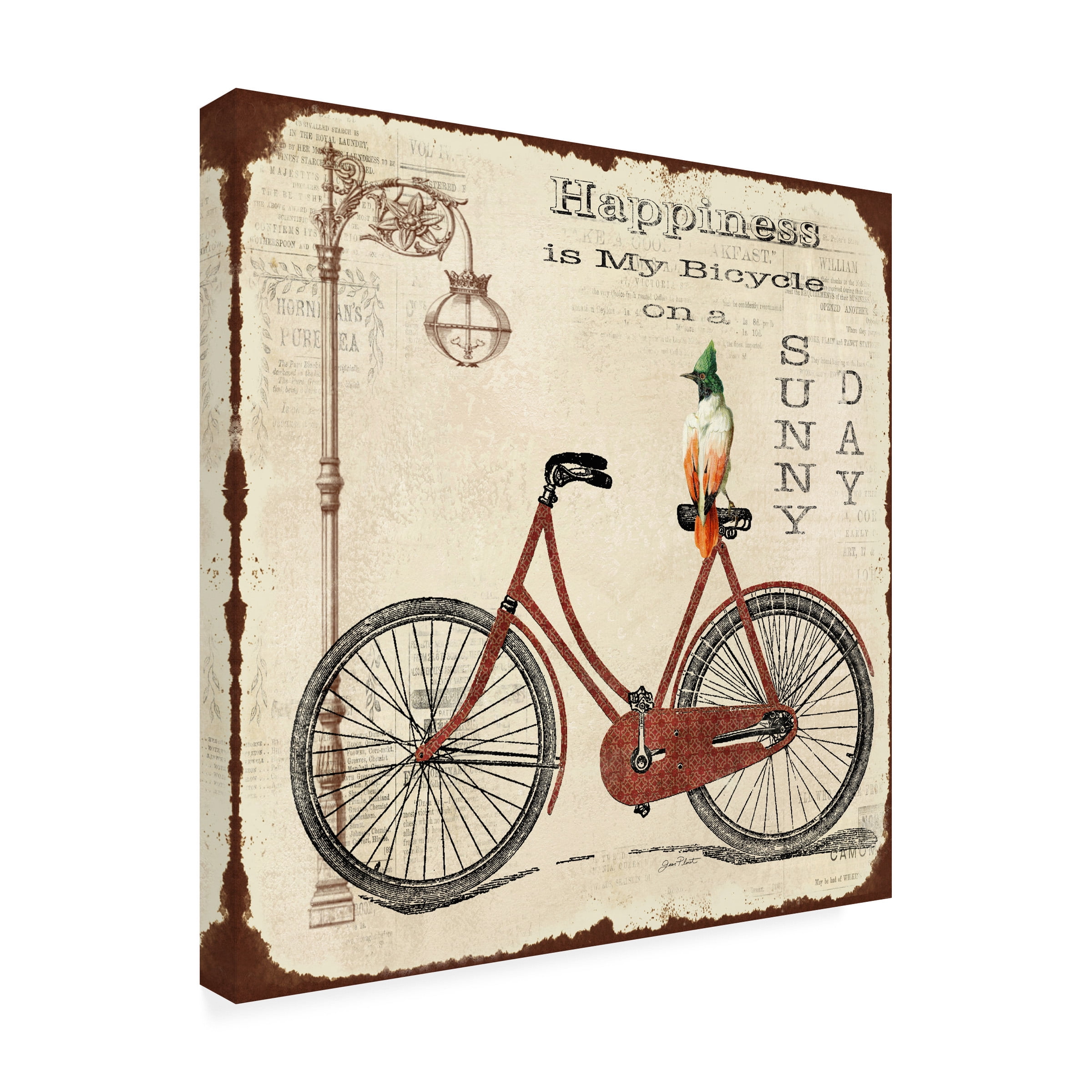 Trademark Fine Art 'Bike 2' Canvas Art by Jean Plout