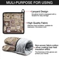 thumbnail image 7 of Oven Mitts and Pot Holders Sets 2Pcs, 100% Cotton Heat Resistant, Coffee Extra Long Oven Gloves Potholder for Kitchen Cooking Baking Decoration, 7 of 7