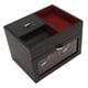 thumbnail image 3 of Mira La Caja De Almacenamiento De La Devanada, La Ventinadora Automática De Relojes Profesionales De EE.UU. UU. 100-240V Con Almohadas De LED Azules De Motor De Funcionamiento, 3 of 7