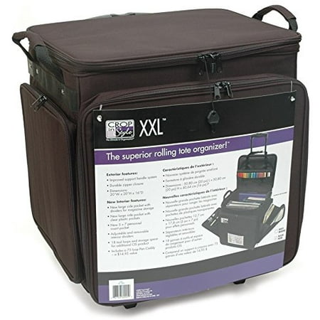 Extreme Xxl Bars - Crop In Style XXL Rolling Tote, Black