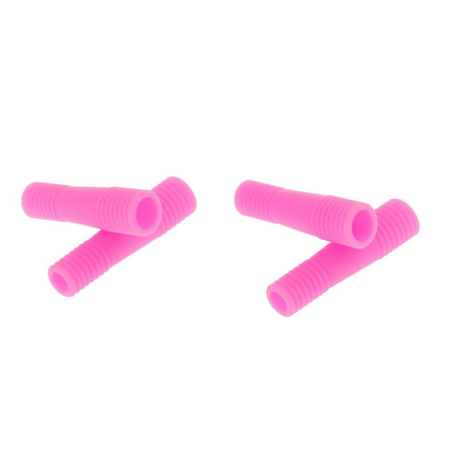 HILABEE 2 Paires Housse en Silicone pour Cuticules Peau Morte Rose Rouge