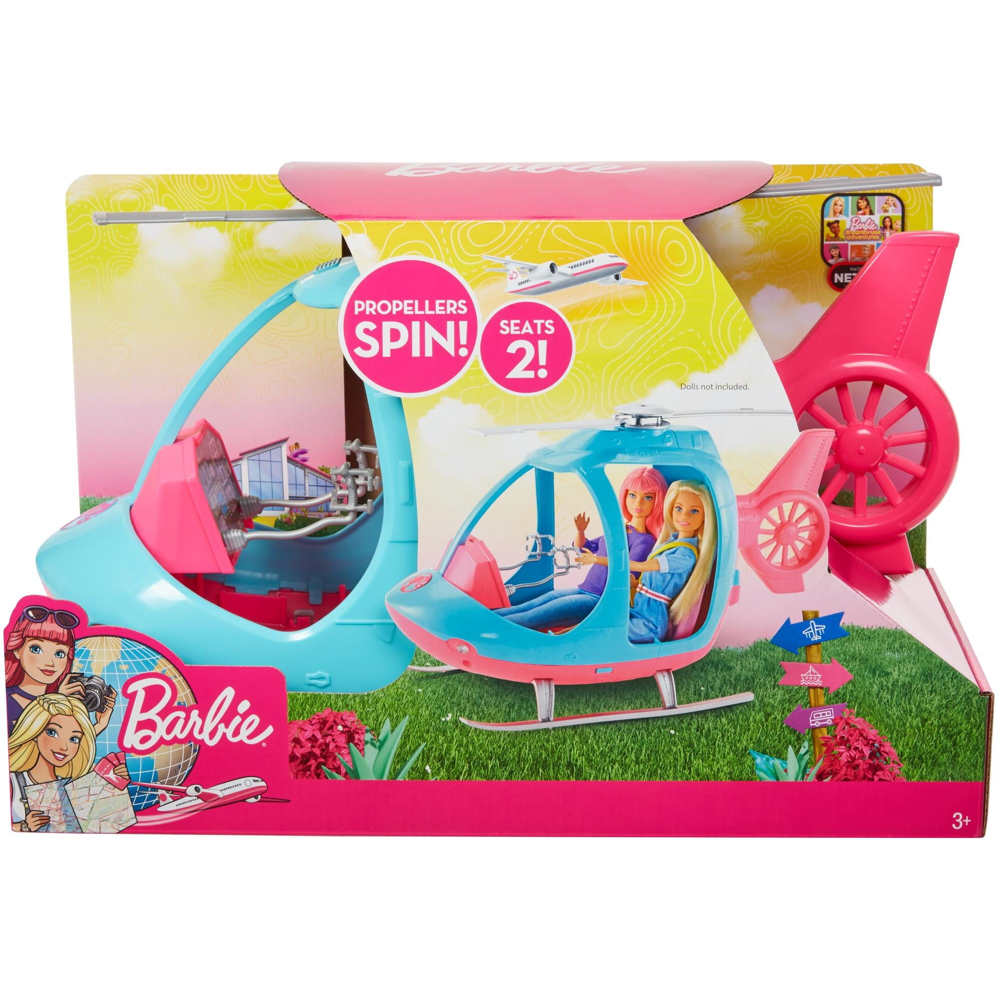 barbie helicopter set