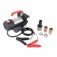 thumbnail image 2 of High Speed 12V 40L Min Self Priming  for  Extra Thick Copper Wires Durable Cast Steel Construction Long Power Cable G3/4 Thread Pump Oil Transfer, 2 of 8