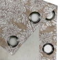 thumbnail image 4 of Ambesonne Grommet Curtain, , 50"x60", Umber and Pale Brown, 4 of 5