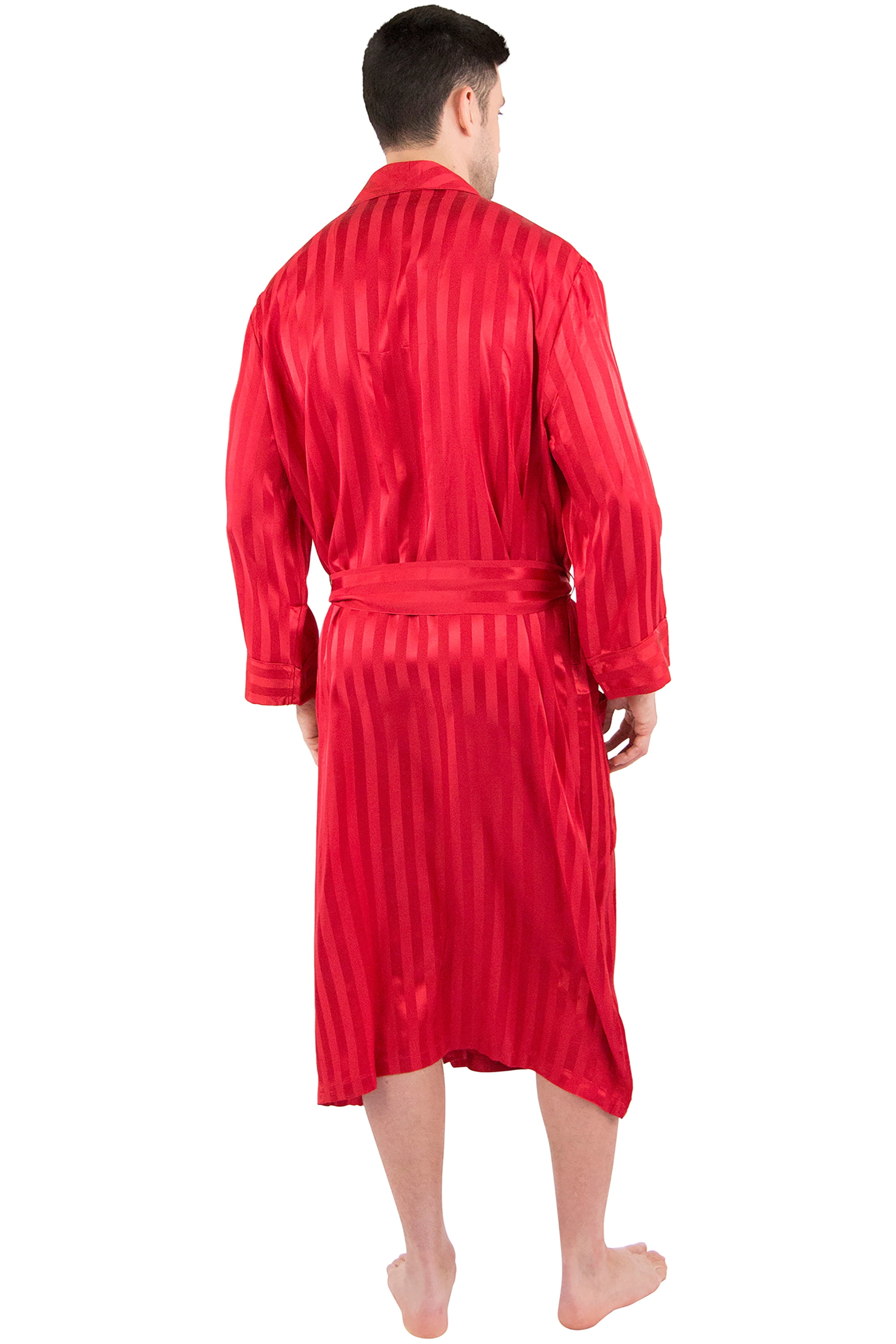 red silk dressing gown mens