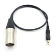 thumbnail image 3 of Cable De Audio Cable De Audio Cable de audio de 3,5 mm XLR de 3 pines para grabación de sonido de micrófono Sony UWP D11 D21, 3 of 5