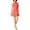 Cameo Coral, variant on CeCe Womens Sleeveless Knee-Length Halter Dress