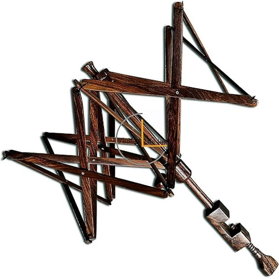 Wooden Yarn Swift Umbrella Onyx Winder Premium Wood | Hand Operated Yarn Swift & Wool Winder | Skein Holder