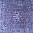 thumbnail image 1 of Ahgly Company Indoor Square Persian Blue Traditional Area Rugs, 5' Square, 1 of 4