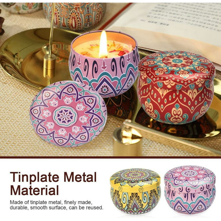 Candle Tins Metal Candle Containers For Candle Making - Temu