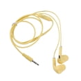 thumbnail image 3 of BIMZUC Wired Sport Earphone 3.5mm Universal HiFi Music Bass Earbud Headphone with Microphone, In-Ear 3.3ft Corded Gaming and Casual Listening Audio Earplug Style for Smartphone & PC, Yellow, 3 of 9