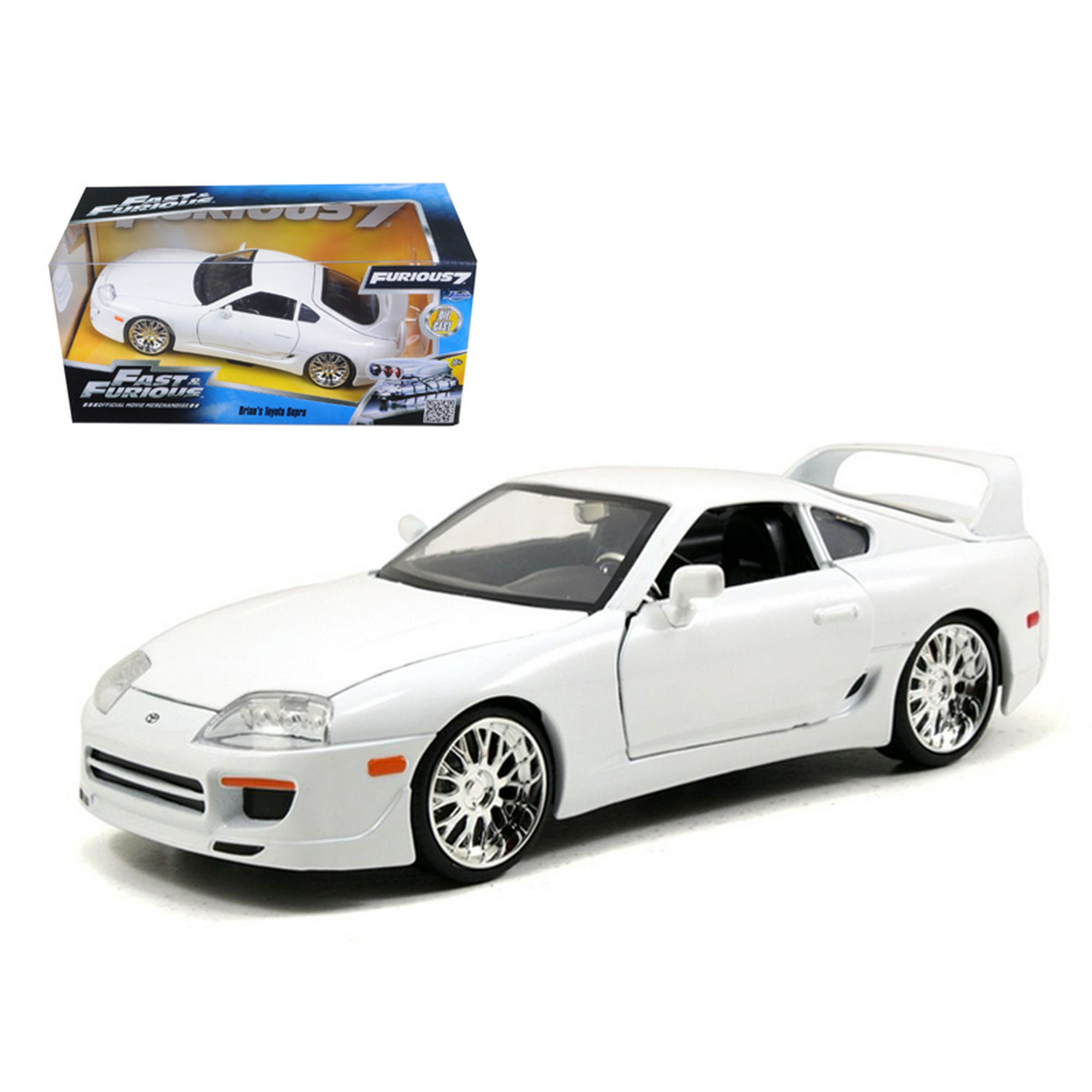 Jada 1 24 Fast Furious Brian s 1995 Toyota Supra White