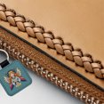 thumbnail image 3 of Praying Angel Christian Inspirational Prayer Faux Leather Square Keychain, 3 of 7