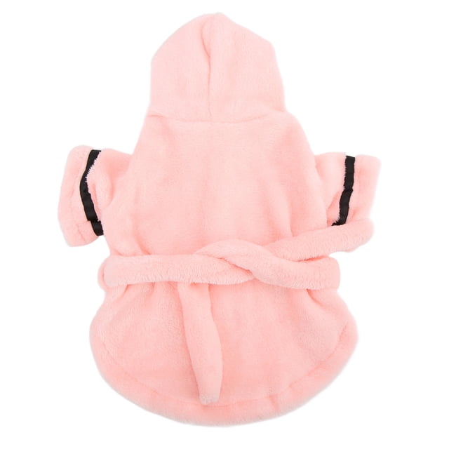 Albornoz Para Mascotas, Pijama Con Capucha Para Cachorros, Multiusos, De Felpa, Suave, Con Pretina Para Perros Y Gatos