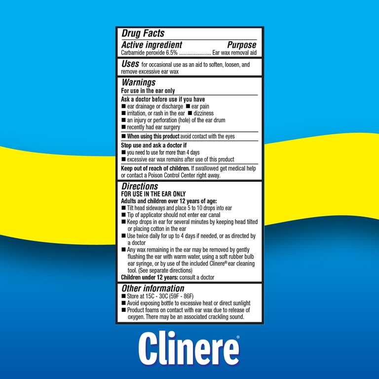 Clinere Carbamide Peroxide Ear Care Kit HSA/FSA Eligible - Walmart.com
