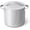 Gray, variant on Stock Pot - 12 Qt Ceramic Coated Pot With Lid - Fee From Forever Chemicals - Large Pot for Bigger Batches - Black