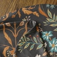 thumbnail image 3 of Sweet Jojo Designs Boho Floral Wildflower Black and Orange Girl Nursing Pillow Cover Case (Pillow Not Included), 3 of 5
