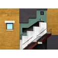 thumbnail image 2 of Orbach, Arnon 18x14 Black Ornate Wood Framed with Double Matting Museum Art Print Titled - Facade - Boston Ma, 2 of 4